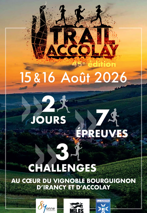 Affiche Trail d'Accolay 2026